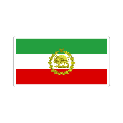 Post-constitutional Revolution War Flag of Persia (Iran) STICKER Vinyl Kiss-Cut Decal