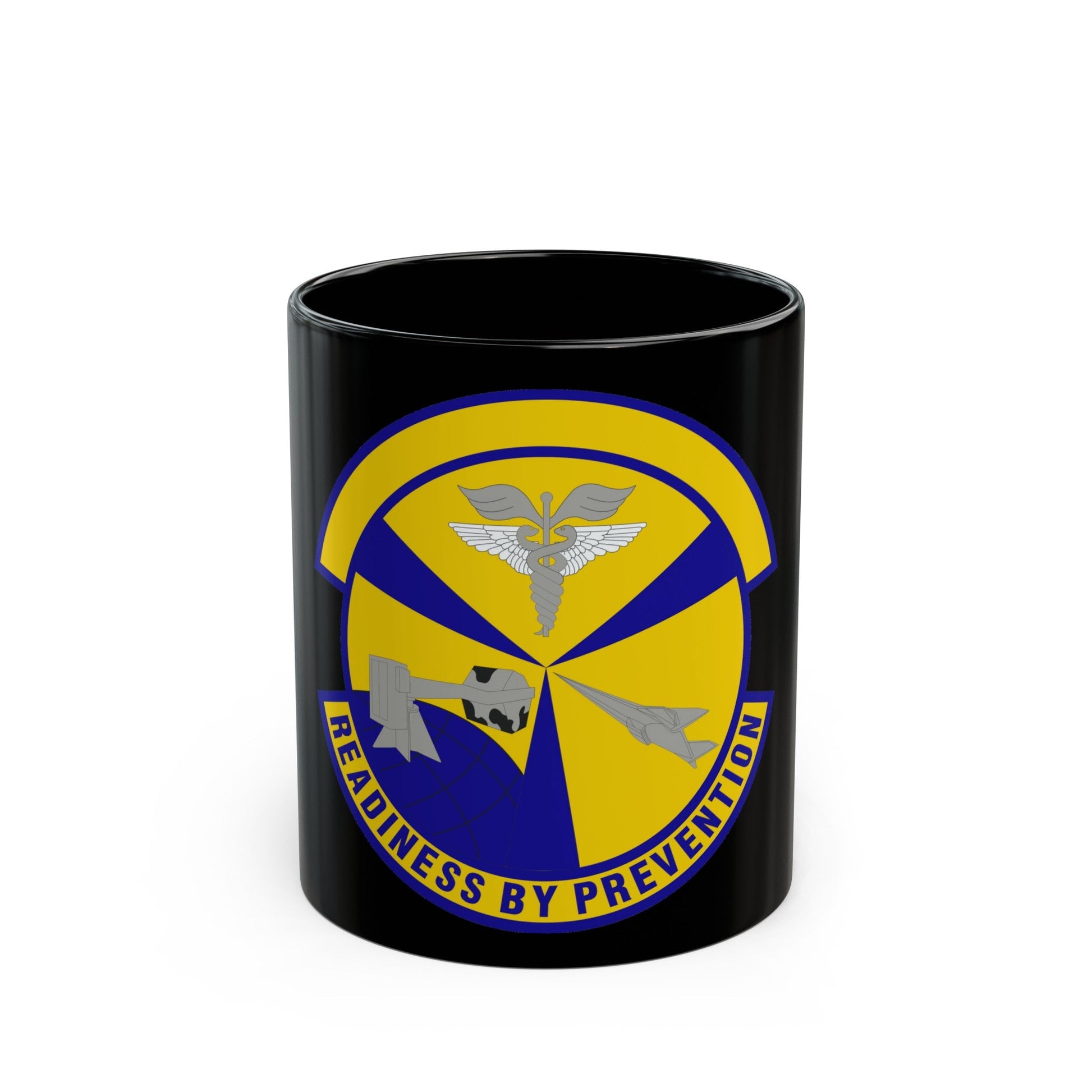 49th Aerospace Medicine Squadron (U.S. Air Force) Black Coffee Mug-11oz-The Sticker Space