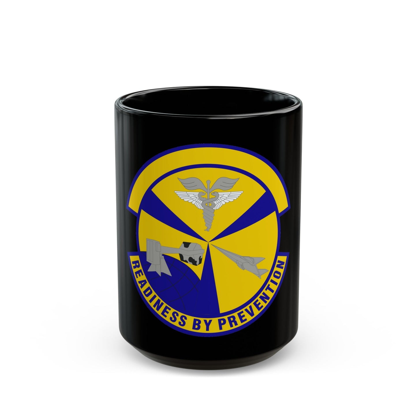 49th Aerospace Medicine Squadron (U.S. Air Force) Black Coffee Mug-15oz-The Sticker Space