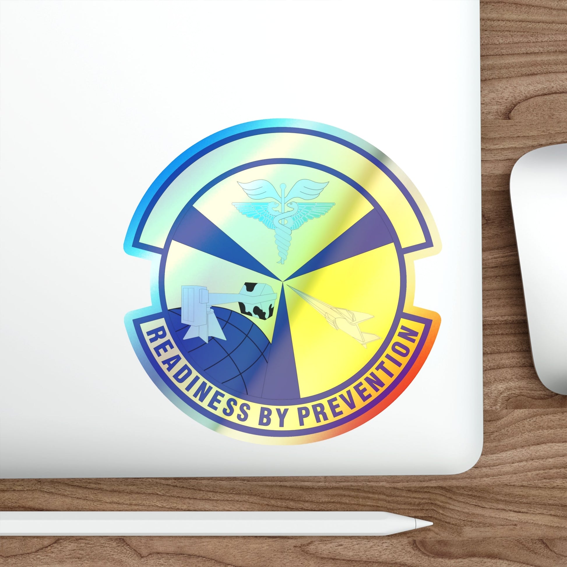 49th Aerospace Medicine Squadron (U.S. Air Force) Holographic STICKER Die-Cut Vinyl Decal-The Sticker Space