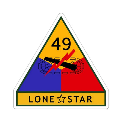 49th Armored Division (U.S. Army) STICKER Vinyl Die-Cut Decal 2 Inch - The Sticker Space