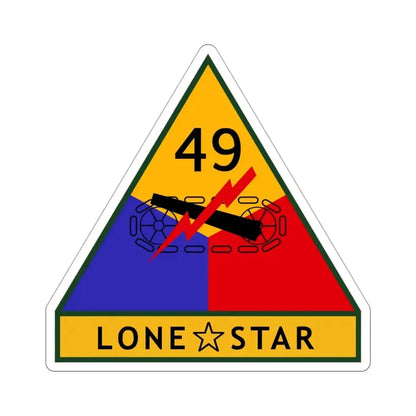 49th Armored Division (U.S. Army) STICKER Vinyl Die-Cut Decal 3 Inch - The Sticker Space