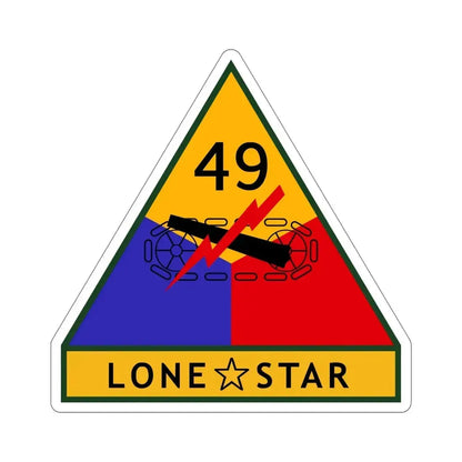 49th Armored Division (U.S. Army) STICKER Vinyl Die-Cut Decal 6 Inch - The Sticker Space