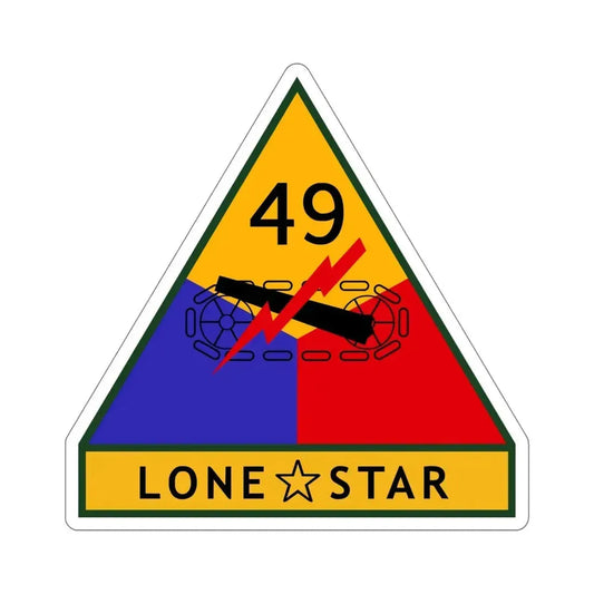 49th Armored Division (U.S. Army) STICKER Vinyl Die-Cut Decal 6 Inch - The Sticker Space