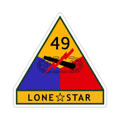 49th Armored Division (U.S. Army) STICKER Vinyl Die-Cut Decal - The Sticker Space