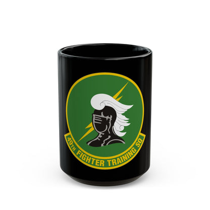 49th Fighter Training Squadron (U.S. Air Force) Black Coffee Mug-15oz-The Sticker Space