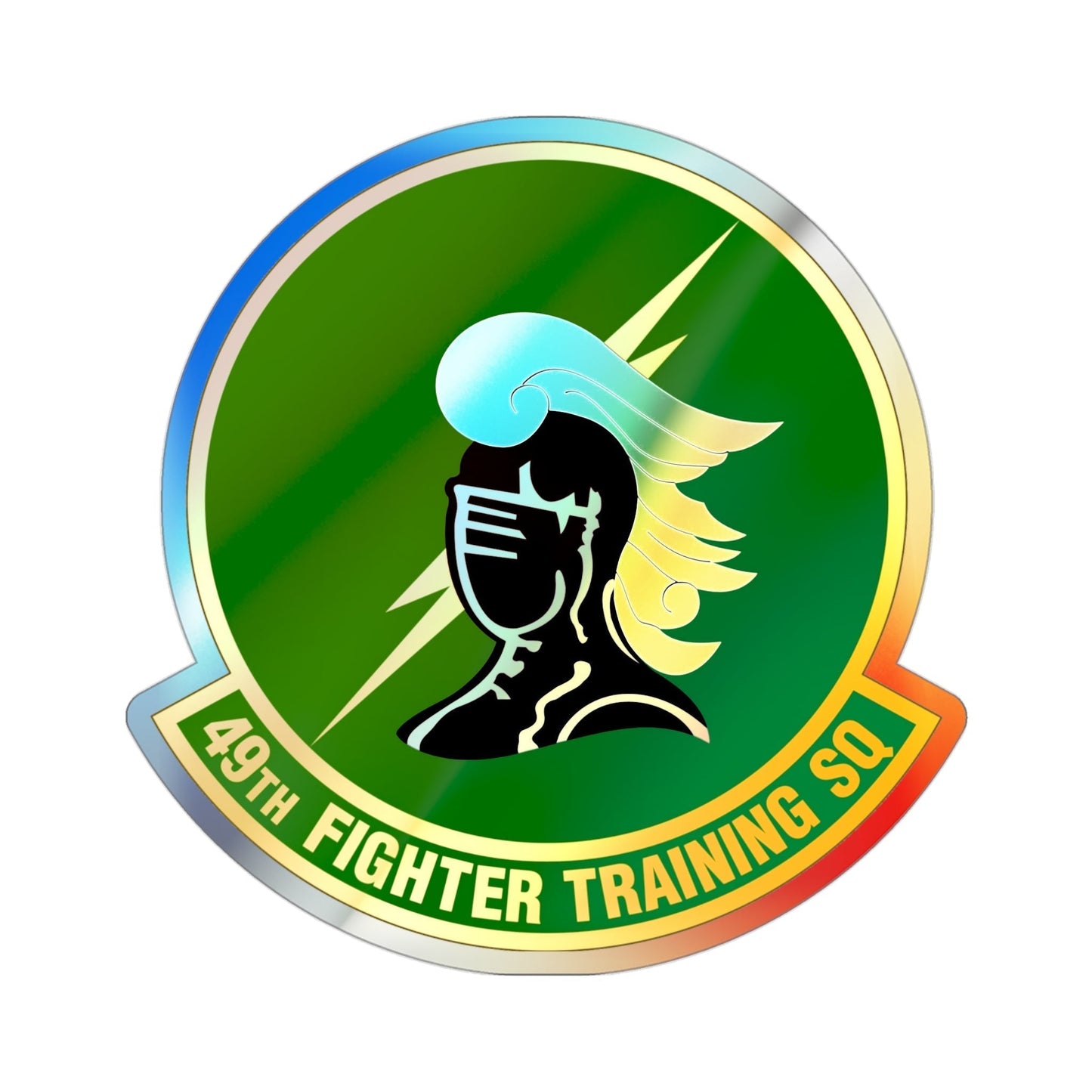 49th Fighter Training Squadron (U.S. Air Force) Holographic STICKER Die-Cut Vinyl Decal-3 Inch-The Sticker Space