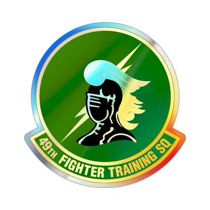 49th Fighter Training Squadron (U.S. Air Force) Holographic STICKER Die-Cut Vinyl Decal-4 Inch-The Sticker Space