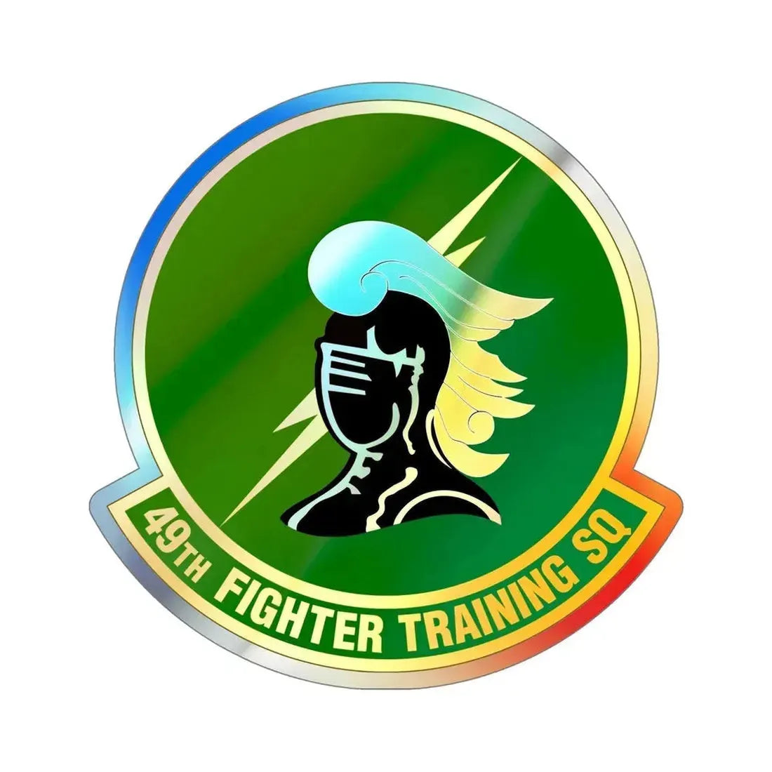 49th Fighter Training Squadron (U.S. Air Force) Holographic STICKER Die-Cut Vinyl Decal - The Sticker Space