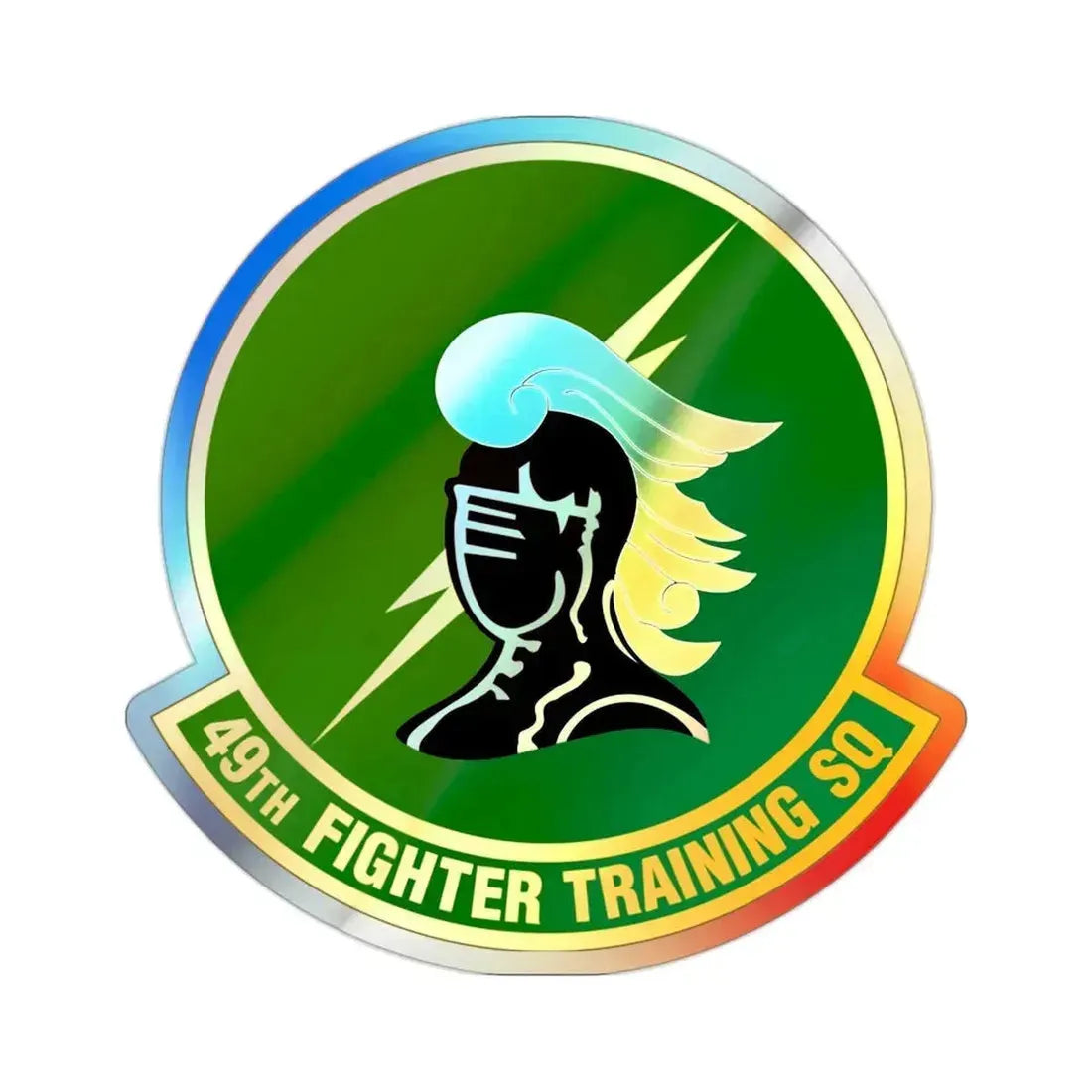 49th Fighter Training Squadron (U.S. Air Force) Holographic STICKER Die-Cut Vinyl Decal - The Sticker Space