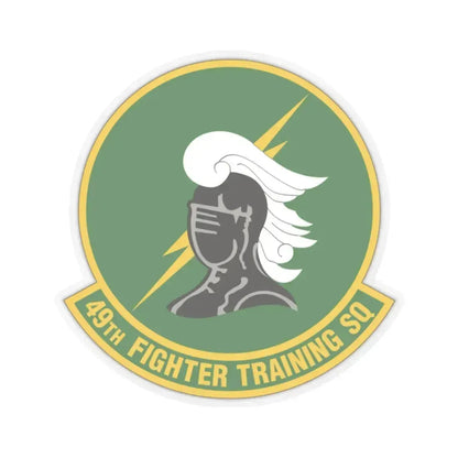49th Fighter Training Squadron (U.S. Air Force) STICKER Vinyl Kiss-Cut Decal 2 Inch Transparent - The Sticker Space
