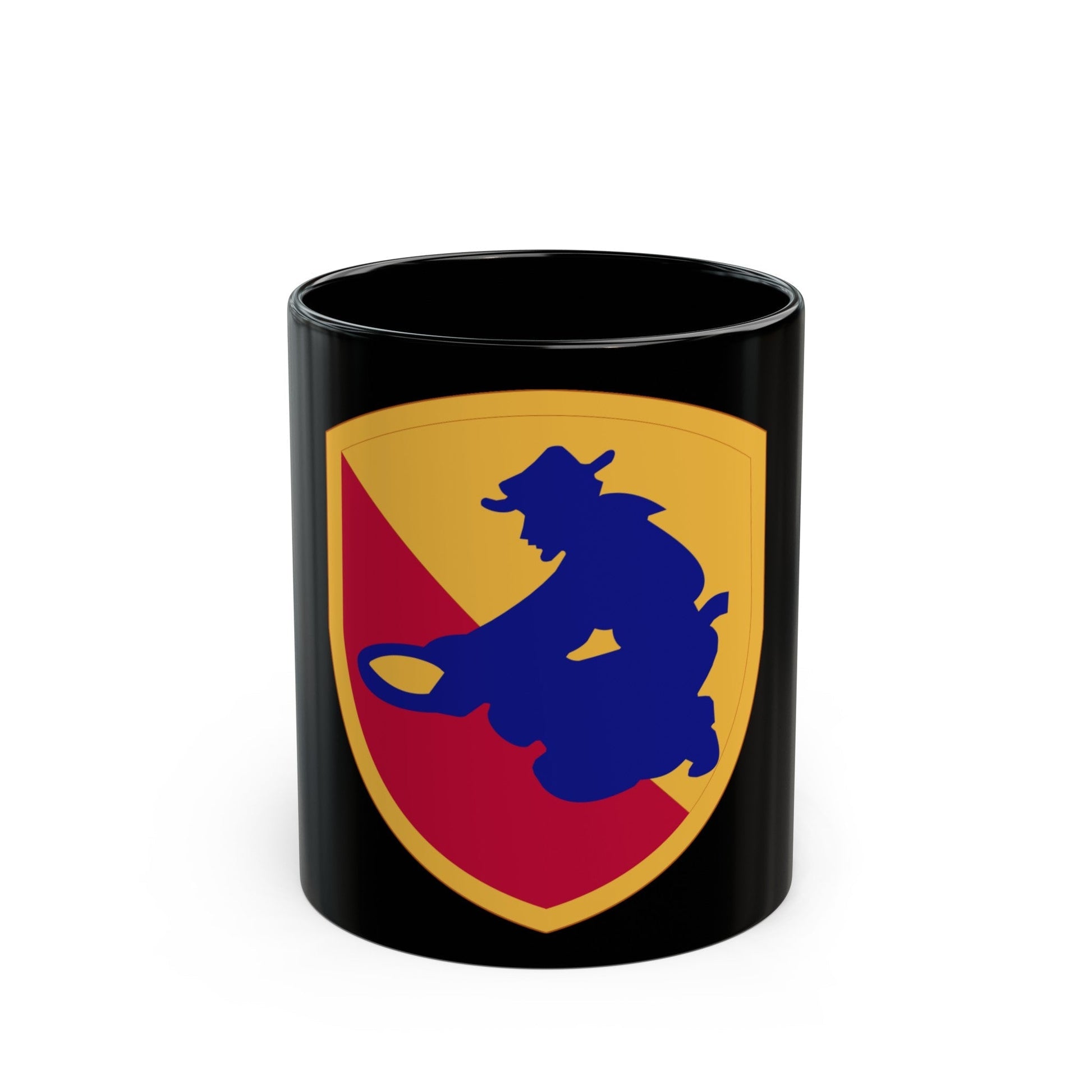 49TH INFANTRY DIVISION (U.S. Army) Black Coffee Mug-11oz-The Sticker Space