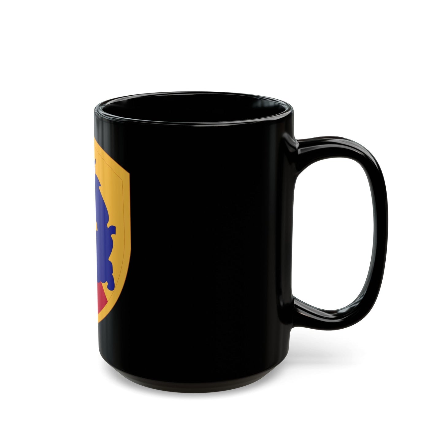 49TH INFANTRY DIVISION (U.S. Army) Black Coffee Mug-The Sticker Space