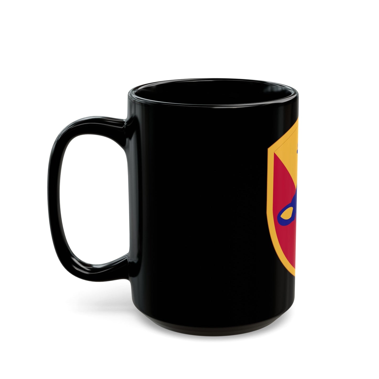 49TH INFANTRY DIVISION (U.S. Army) Black Coffee Mug-The Sticker Space