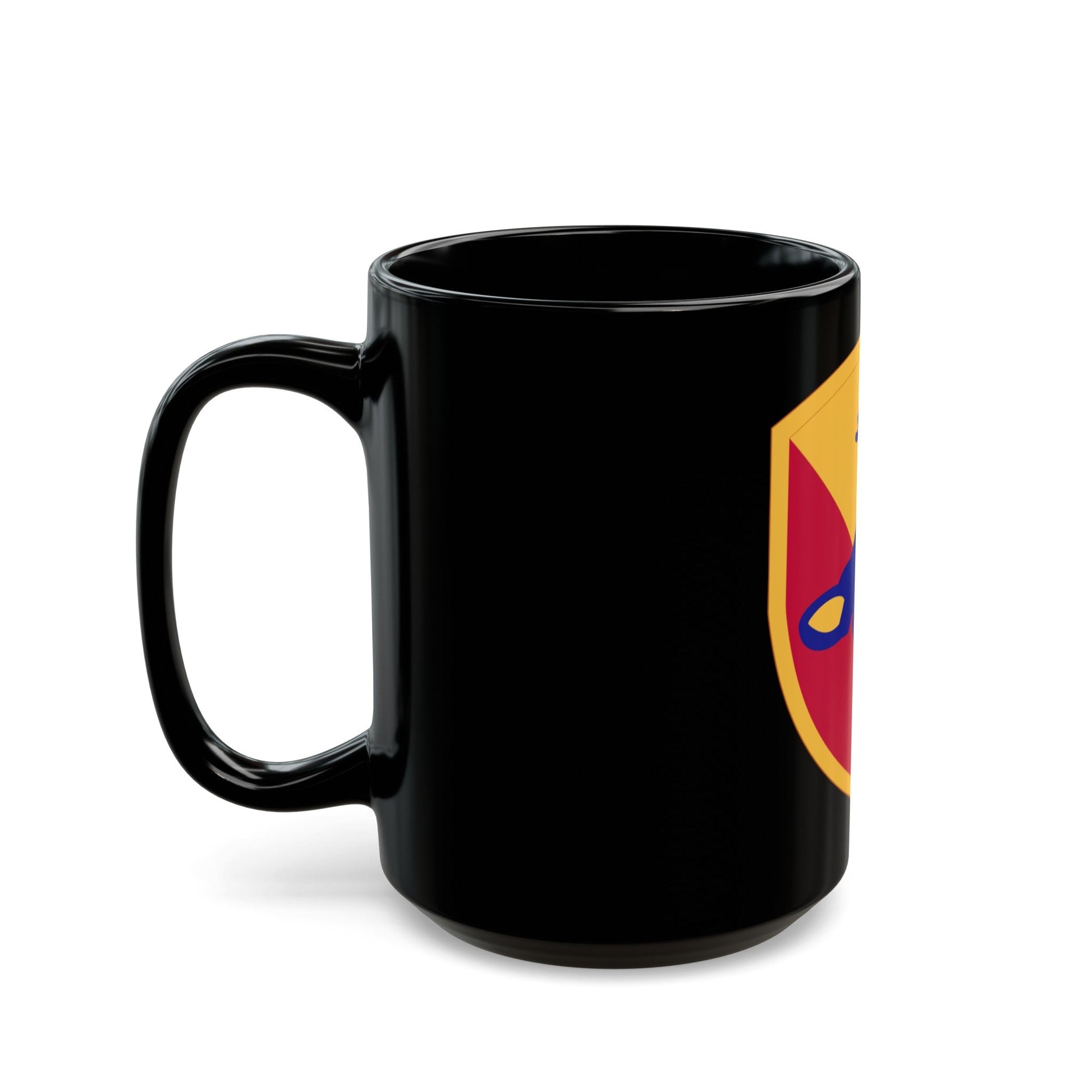 49TH INFANTRY DIVISION (U.S. Army) Black Coffee Mug-The Sticker Space