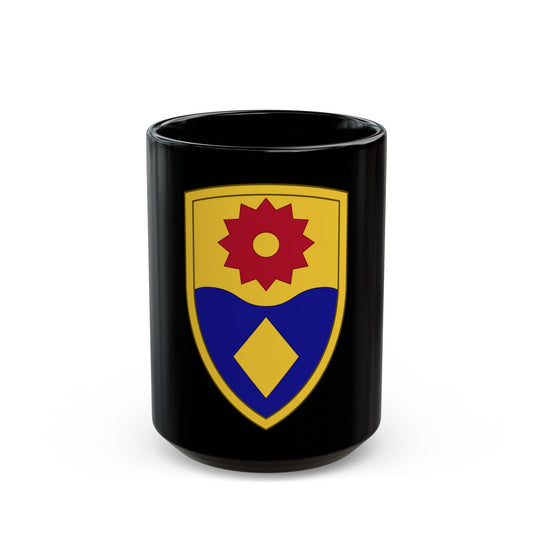 49th Military Police Brigade (U.S. Army) Black Coffee Mug-15oz-The Sticker Space