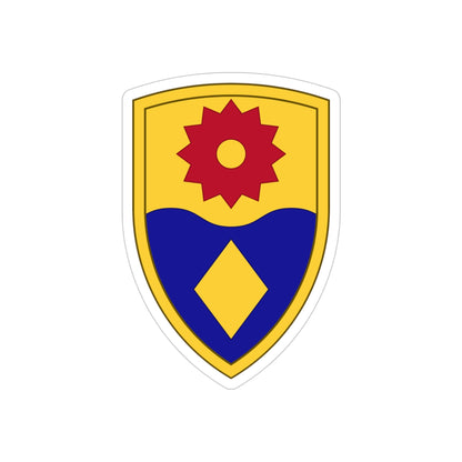 49th Military Police Brigade (U.S. Army) REVERSE PRINT Transparent STICKER-4 Inch-The Sticker Space