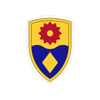 49th Military Police Brigade (U.S. Army) REVERSE PRINT Transparent Die-Cut STICKER - The Sticker Space