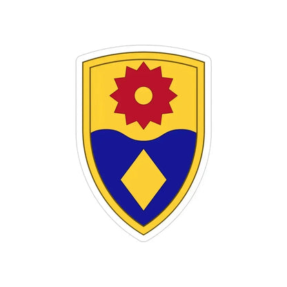 49th Military Police Brigade (U.S. Army) REVERSE PRINT Transparent Die-Cut STICKER - The Sticker Space