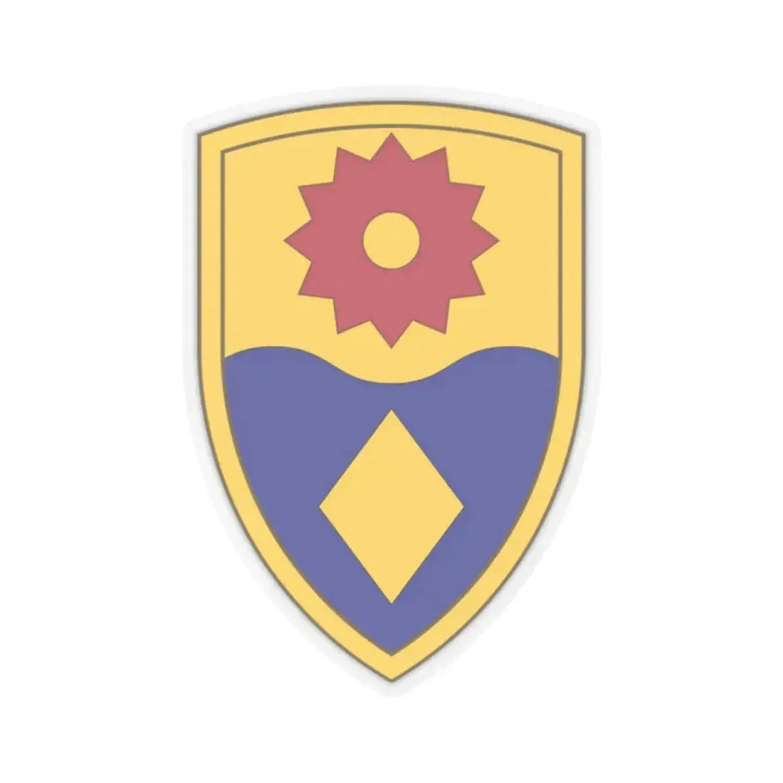 49th Military Police Brigade (U.S. Army) STICKER Vinyl Kiss-Cut Decal 2 Inch Transparent - The Sticker Space