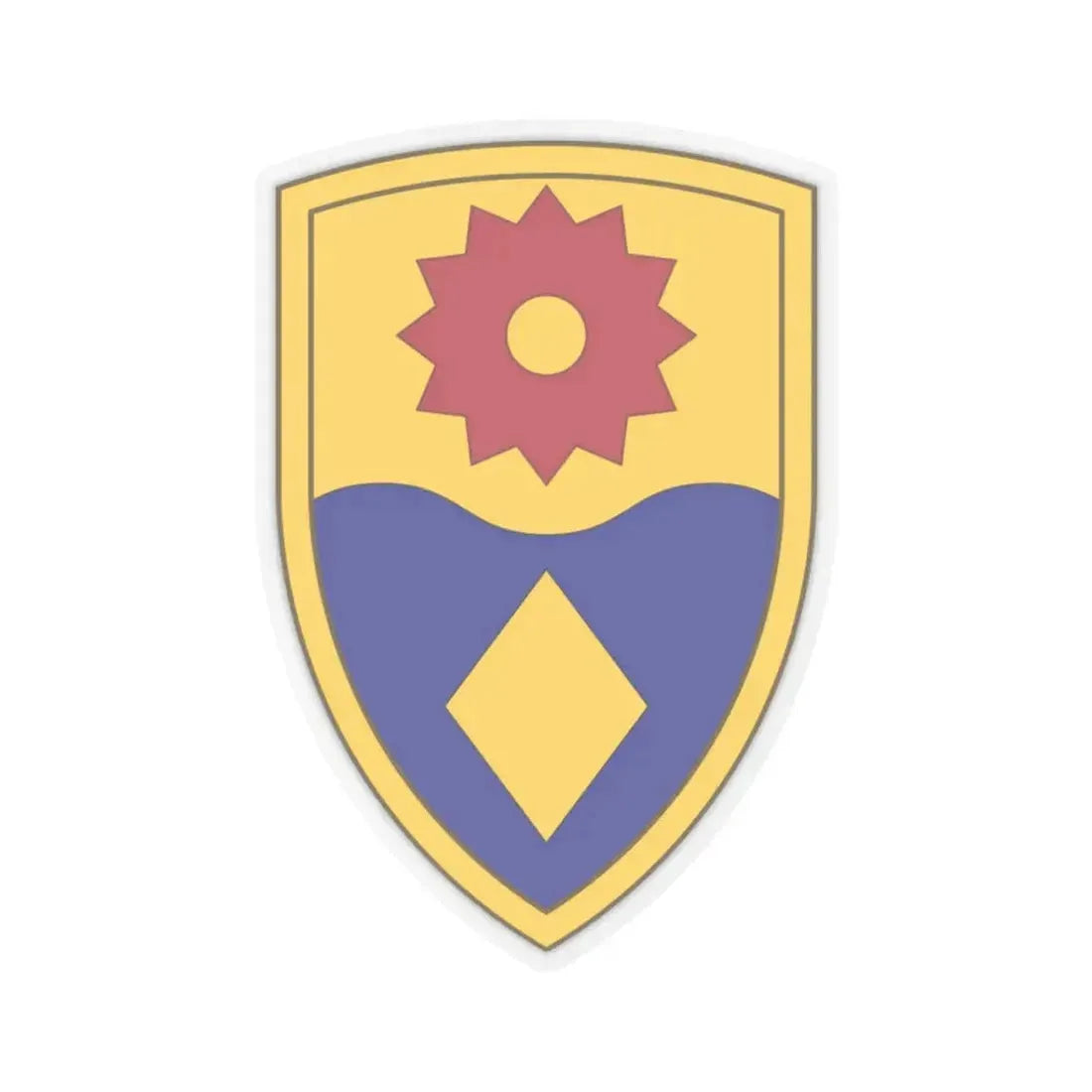 49th Military Police Brigade (U.S. Army) STICKER Vinyl Kiss-Cut Decal 3 Inch Transparent - The Sticker Space