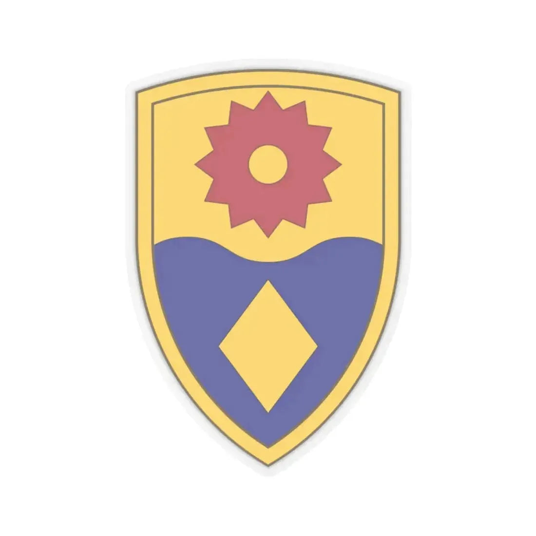 49th Military Police Brigade (U.S. Army) STICKER Vinyl Kiss-Cut Decal 4 Inch Transparent - The Sticker Space