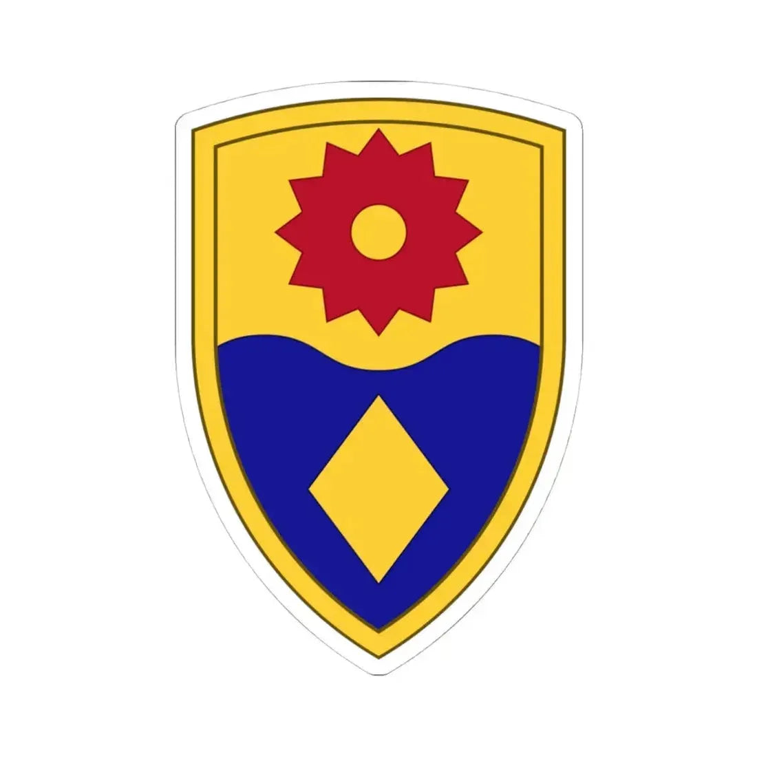 49th Military Police Brigade (U.S. Army) STICKER Vinyl Kiss-Cut Decal 4 Inch White - The Sticker Space