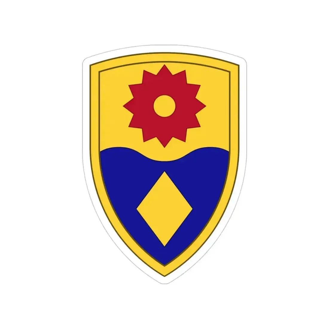 49th Military Police Brigade (U.S. Army) Transparent STICKER Die-Cut Vinyl Decal 4 Inch - The Sticker Space