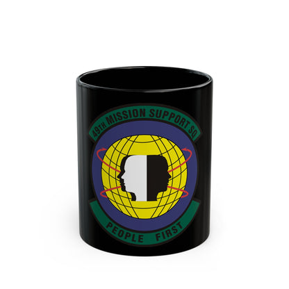 49th Mission Support Squadron (U.S. Air Force) Black Coffee Mug-11oz-The Sticker Space