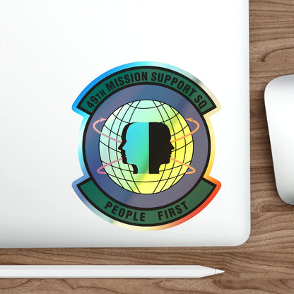 49th Mission Support Squadron (U.S. Air Force) Holographic STICKER Die-Cut Vinyl Decal-The Sticker Space