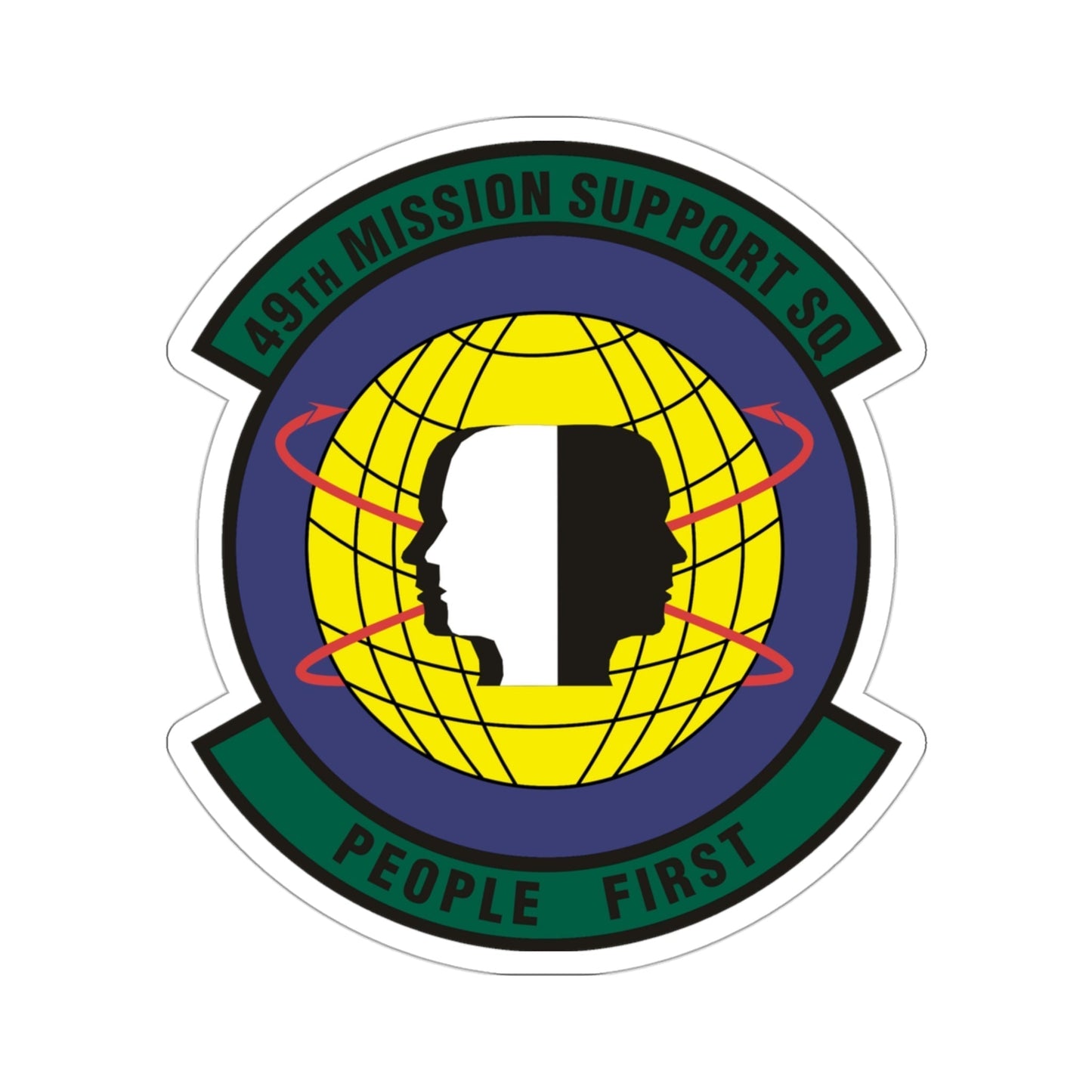 49th Mission Support Squadron (U.S. Air Force) STICKER Vinyl Die-Cut Decal-3 Inch-The Sticker Space