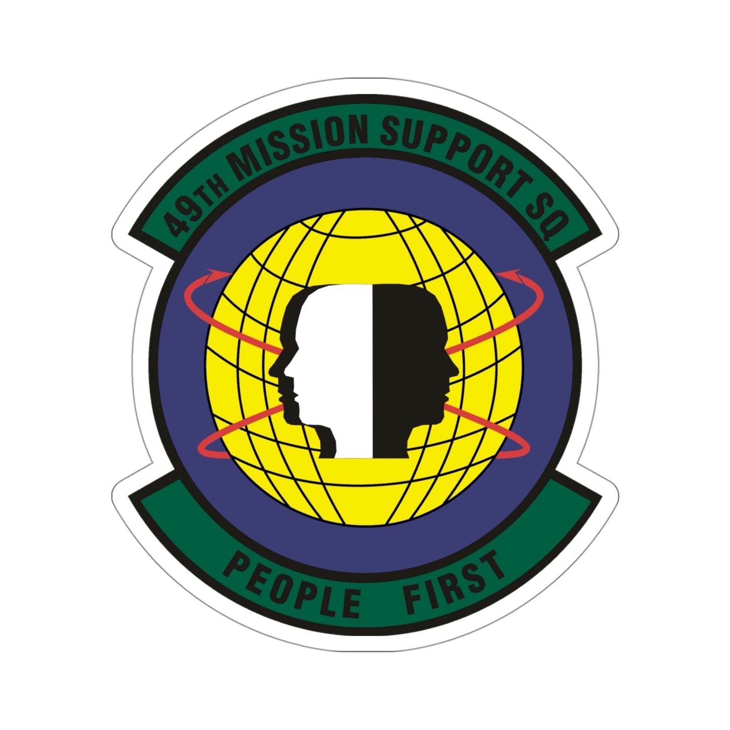 49th Mission Support Squadron (U.S. Air Force) STICKER Vinyl Die-Cut Decal-4 Inch-The Sticker Space