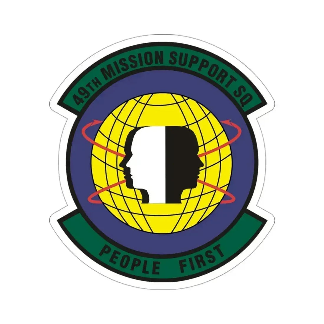 49th Mission Support Squadron (U.S. Air Force) STICKER Vinyl Die-Cut Decal 3 Inch - The Sticker Space