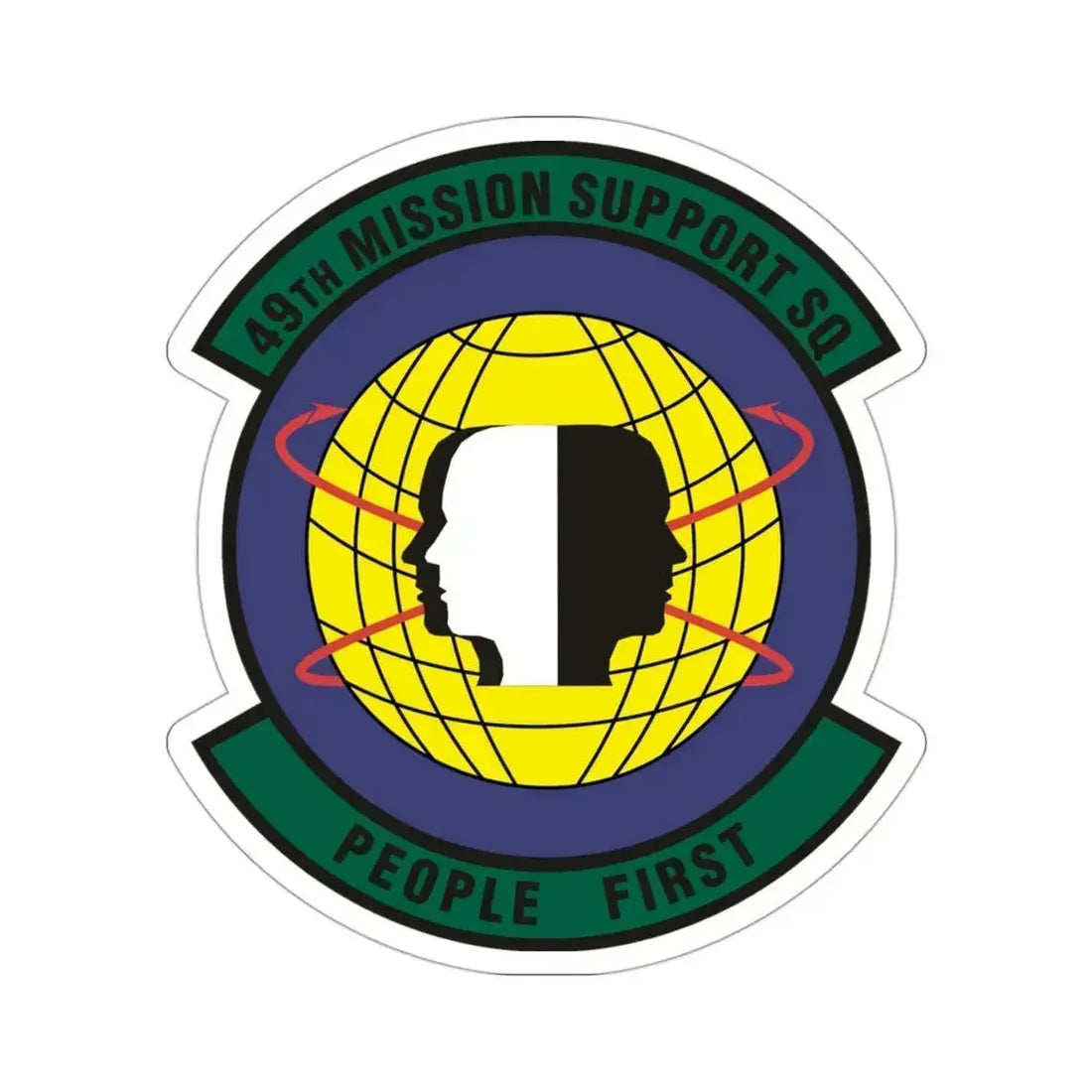 49th Mission Support Squadron (U.S. Air Force) STICKER Vinyl Die-Cut Decal 3 Inch - The Sticker Space