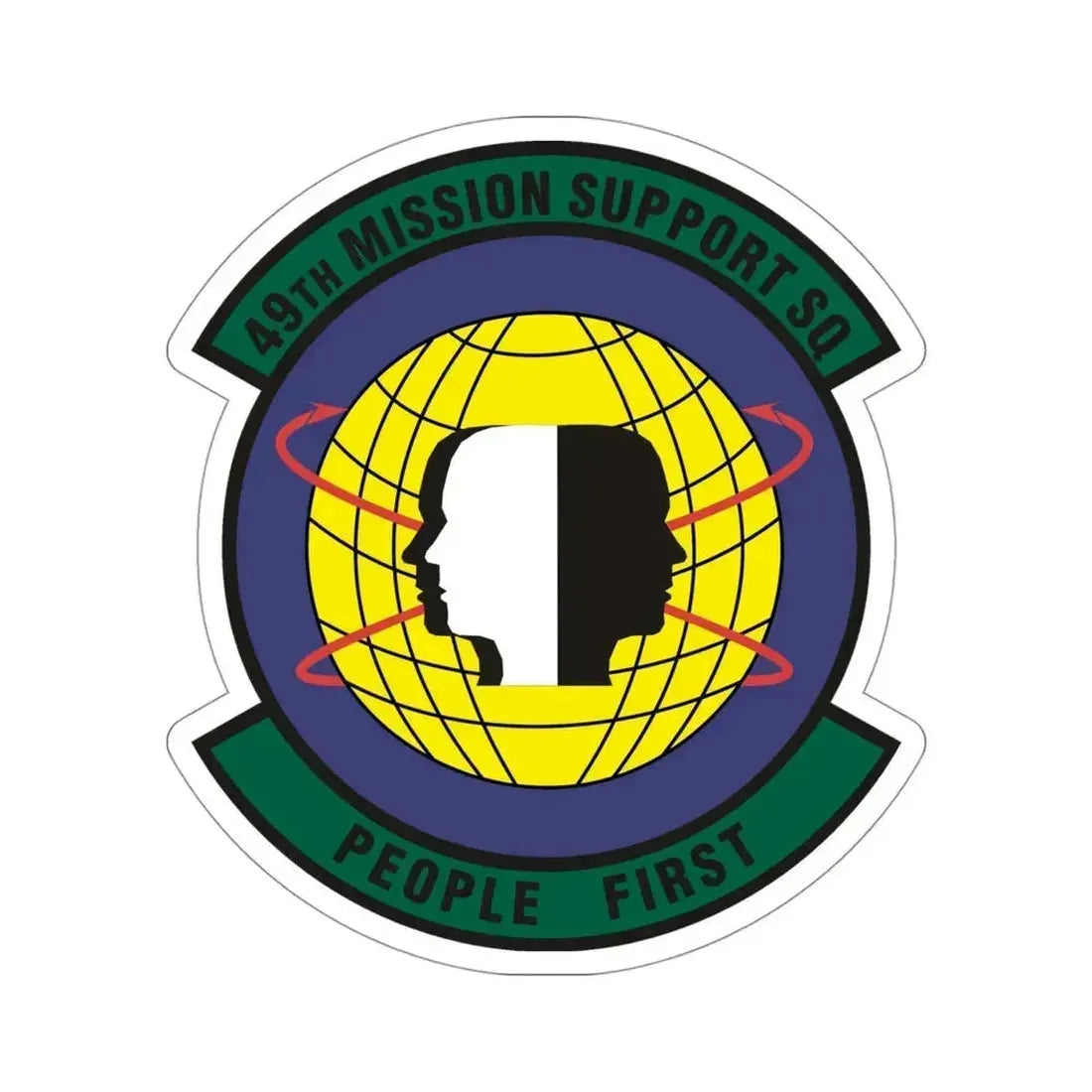 49th Mission Support Squadron (U.S. Air Force) STICKER Vinyl Die-Cut Decal 4 Inch - The Sticker Space