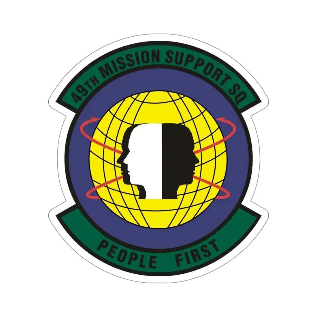 49th Mission Support Squadron (U.S. Air Force) STICKER Vinyl Die-Cut Decal 4 Inch - The Sticker Space