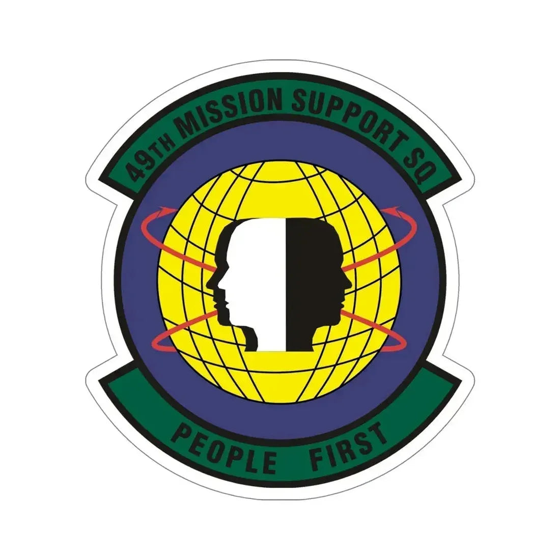 49th Mission Support Squadron (U.S. Air Force) STICKER Vinyl Die-Cut Decal 6 Inch - The Sticker Space