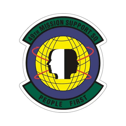49th Mission Support Squadron (U.S. Air Force) STICKER Vinyl Kiss-Cut Decal 6 Inch White - The Sticker Space