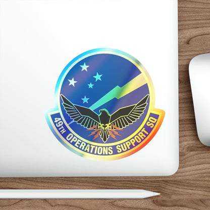 49th Operations Support Squadron (U.S. Air Force) Holographic STICKER Die-Cut Vinyl Decal-The Sticker Space