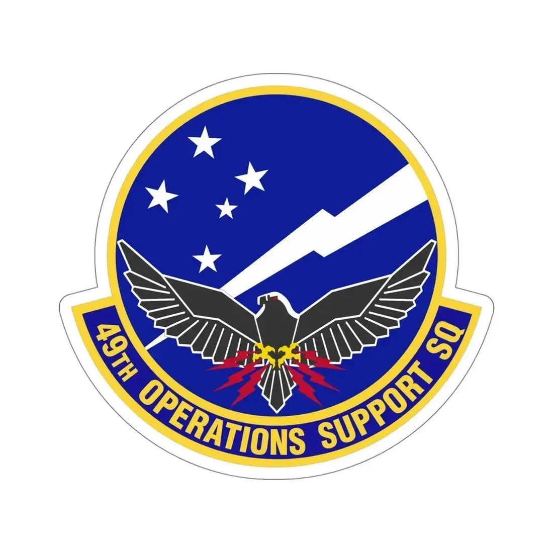 49th Operations Support Squadron (U.S. Air Force) STICKER Vinyl Die-Cut Decal 6 Inch - The Sticker Space