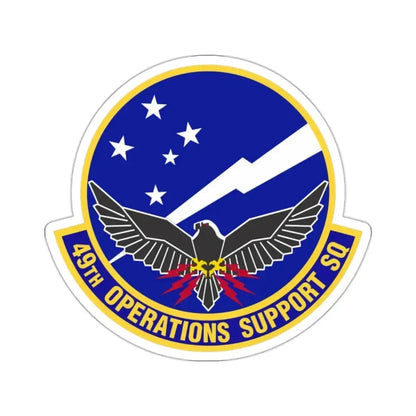 49th Operations Support Squadron (U.S. Air Force) STICKER Vinyl Kiss-Cut Decal 2 Inch White - The Sticker Space