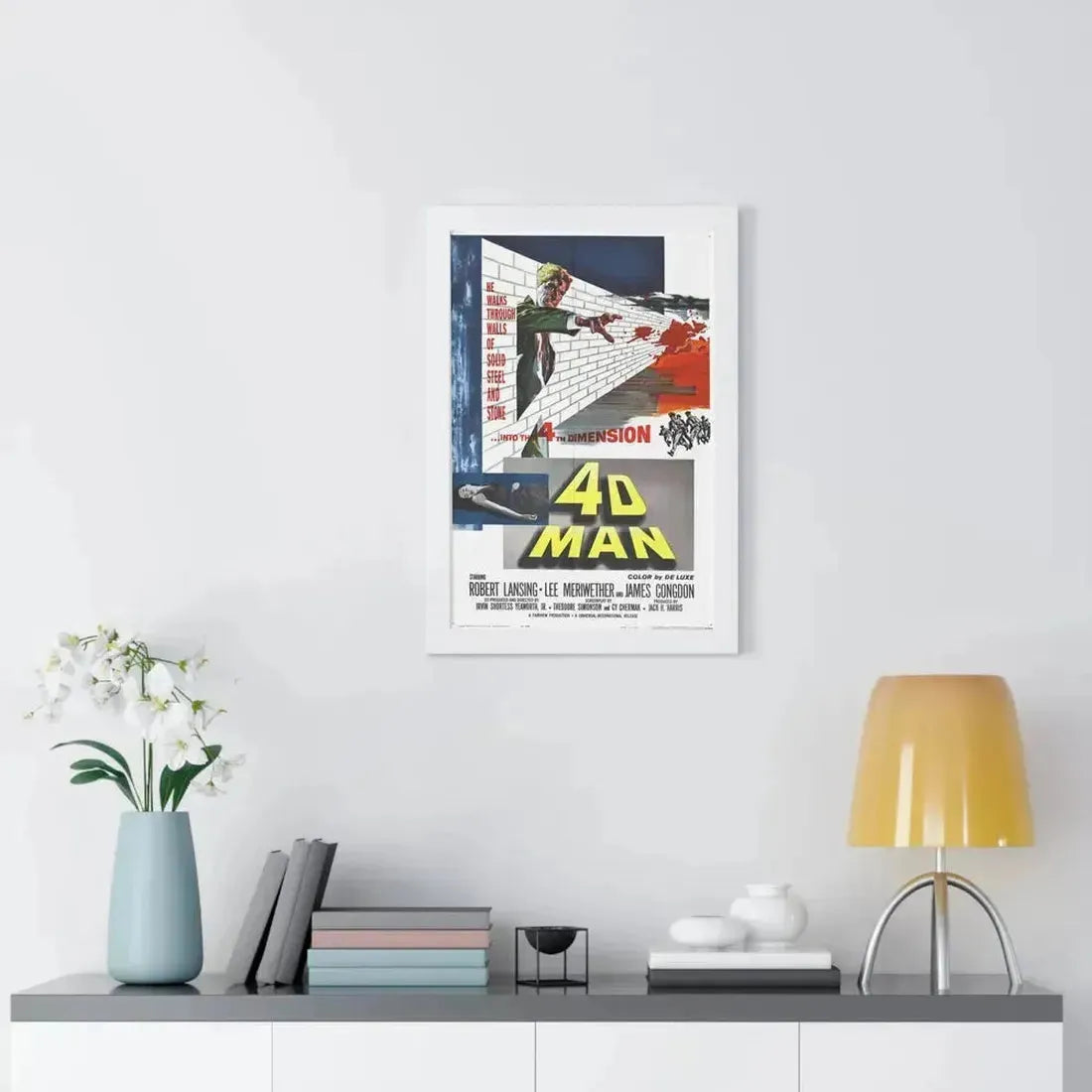 4D MAN 1959 - Framed Movie Poster - The Sticker Space