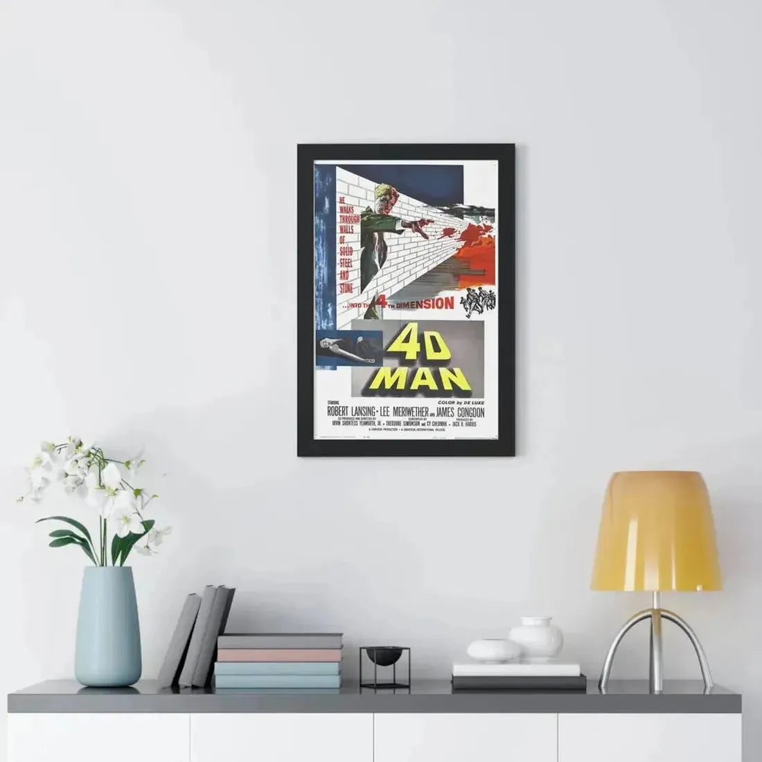 4D MAN 1959 - Framed Movie Poster - The Sticker Space