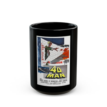 4D MAN 1959 Movie Poster - Black Coffee Mug-15oz-The Sticker Space