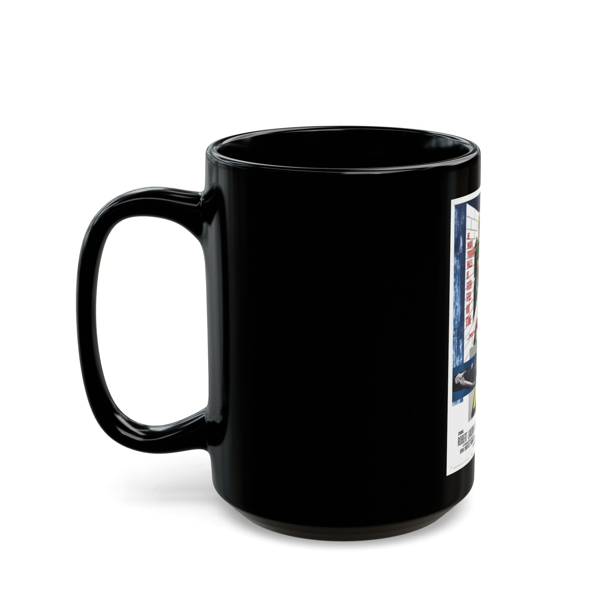 4D MAN 1959 Movie Poster - Black Coffee Mug-The Sticker Space