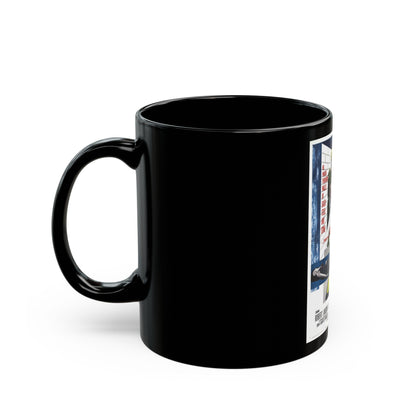 4D MAN 1959 Movie Poster - Black Coffee Mug-The Sticker Space