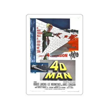4D MAN 1959 Movie Poster STICKER Vinyl Die-Cut Decal - The Sticker Space