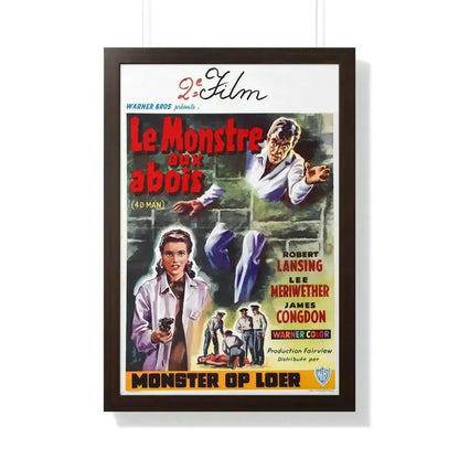 4D MAN (BELGIAN) 1959 - Framed Movie Poster - The Sticker Space