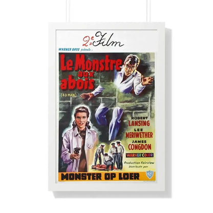 4D MAN (BELGIAN) 1959 - Framed Movie Poster - The Sticker Space