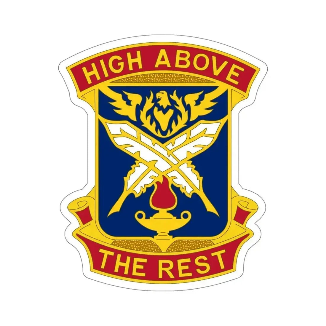 4TH ADJUTANT GENERAL BATTALION (U.S. Army) STICKER Vinyl Die-Cut Decal 5 Inch - The Sticker Space